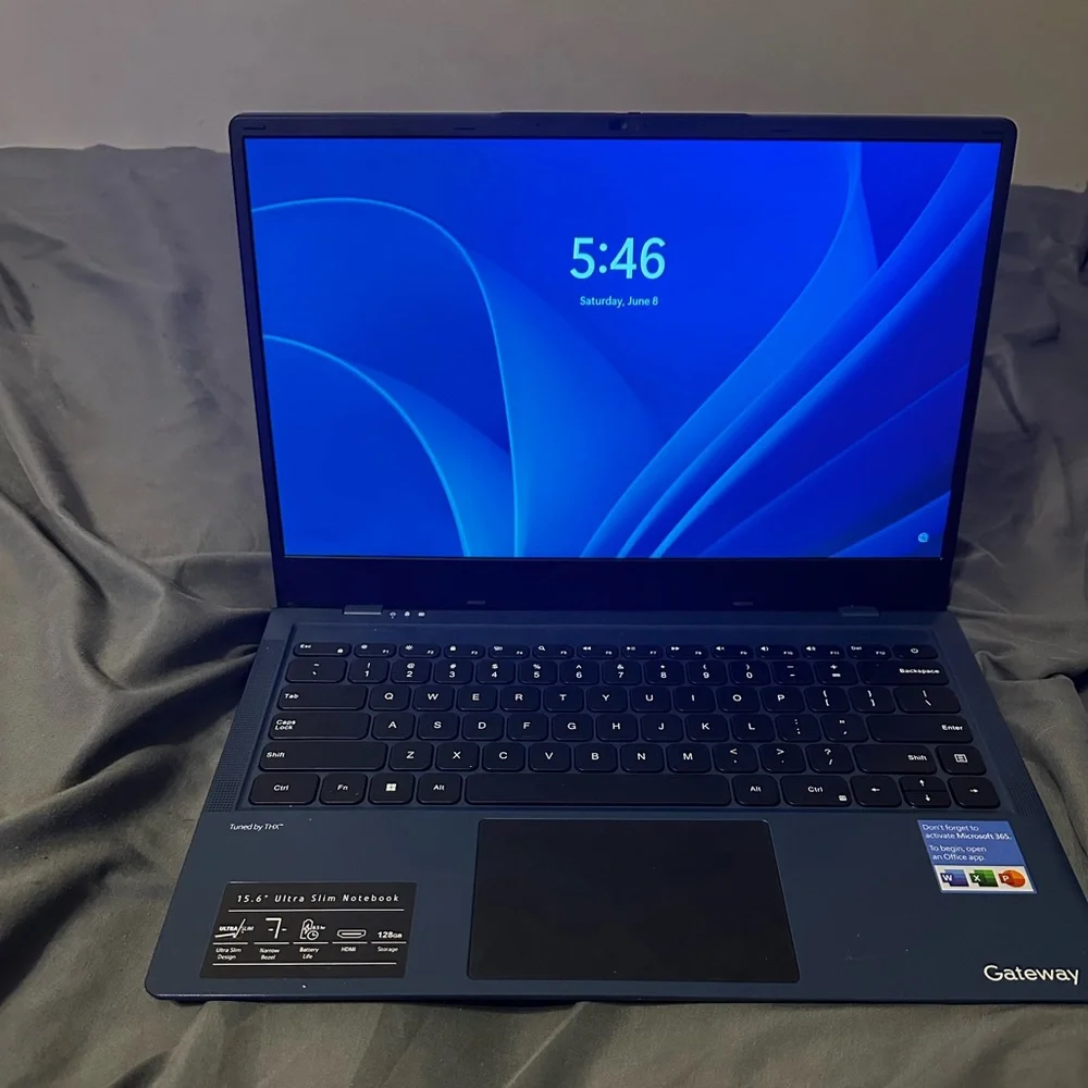 Gateway ultra slim notebook